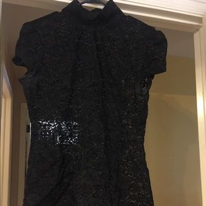 Woman’s Black Lace Size L